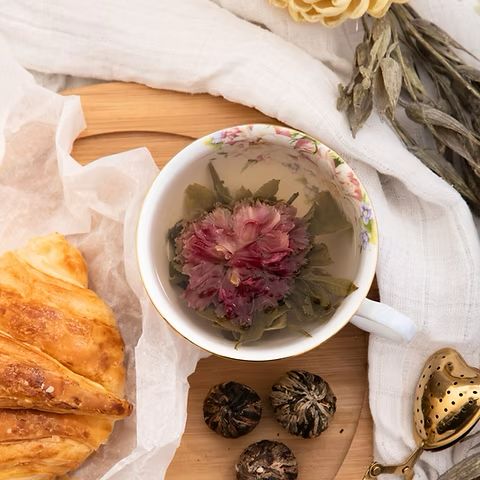 Blooming Tea - Peachy Baby (Peach Mango) (6 tea balls)