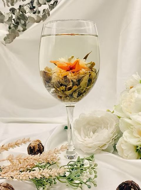 Blooming Tea - Bungkus Belle (Pandan Coconut) (6 tea balls)