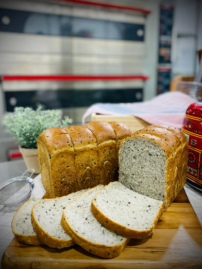 Black Sesame Hokkaido Milk Bread