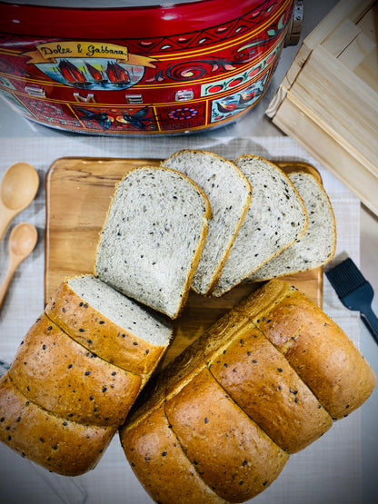 Black Sesame Hokkaido Milk Bread