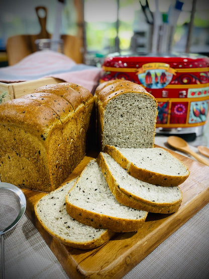 Black Sesame Hokkaido Milk Bread