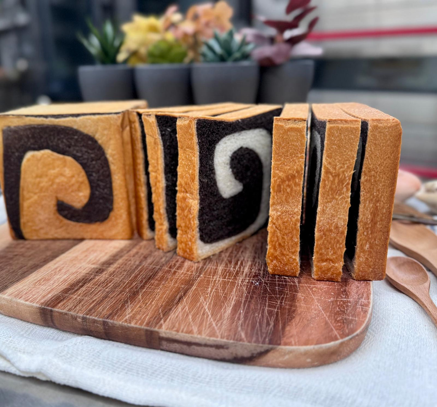 Chocolate Swirl Cube Loaf