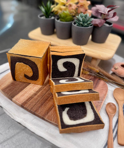 Chocolate Swirl Cube Loaf